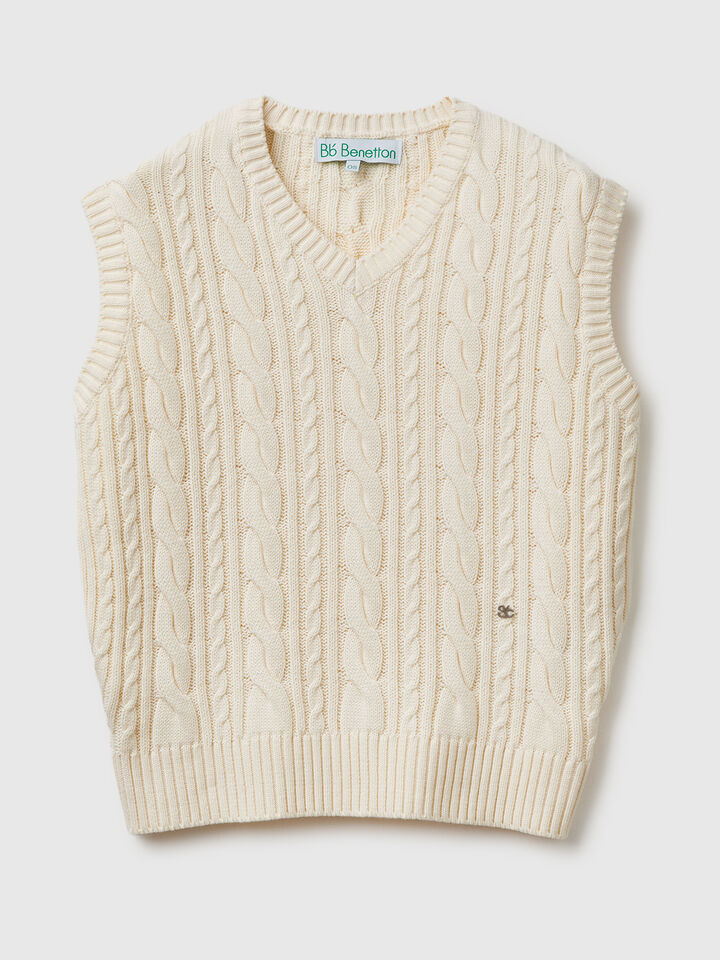 S/L V NECK SWEATER Women image number 5